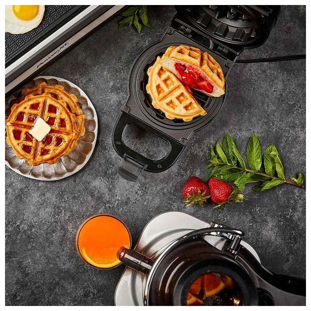 Waffeleisen rund für 1 Waffel(n) 764 W M35523 Waffle Star 