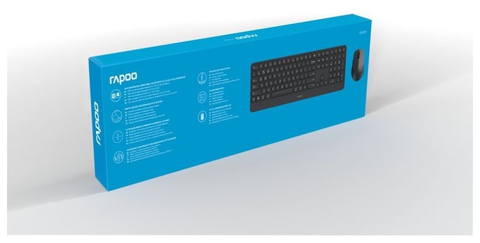Tastatur Bluetooth 2.4 GHz  9390M (Dunkles Grau) 