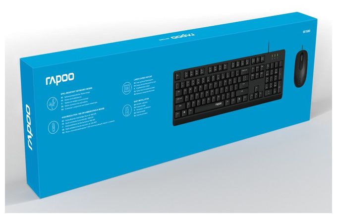 Büro Tastatur USB  NX1500 (Schwarz) 