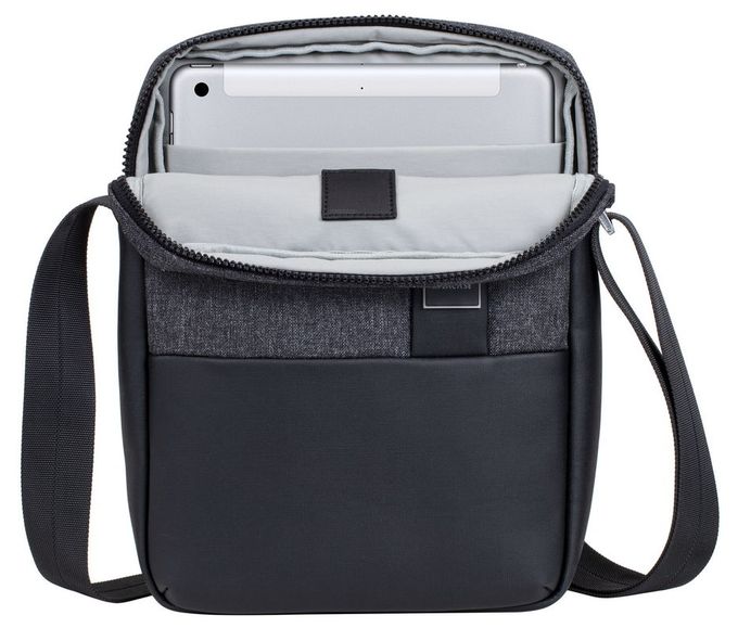 Messengerhülle aus Kunststoff für Jede Marke bis 27,9 cm (11") Staubresistent, Kratzresistent (Schwarz) 8811 Crossbody Tasche 