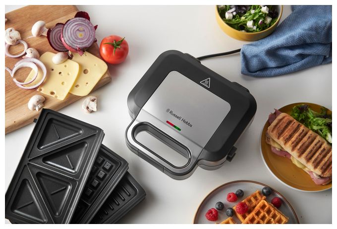 Sandwichmaker 750 W für 1 Sandwiches  26810-56 Creations (Schwarz, Edelstahl) 