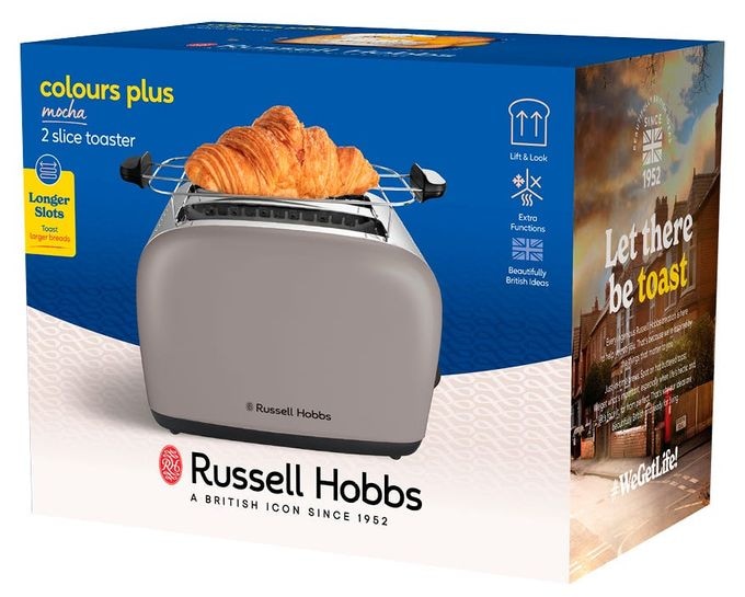 Toaster 1670 W 2 Scheibe(n) 6 Stufen  26931-56 Colours Plus (Schwarz, Mokka) 