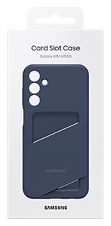 Cover für Samsung Galaxy A15  Card Slot (Schwarz, Blau) 
