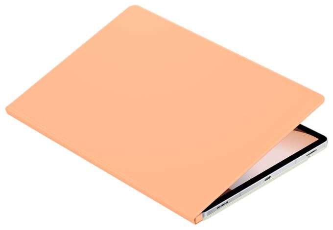 Folio für Samsung Galaxy Tab S10+, Galaxy Tab S9+, Galaxy Tab S9 FE+ bis 31,5 cm (12.4") Kratzresistent (Orange) Smart Book Cover 