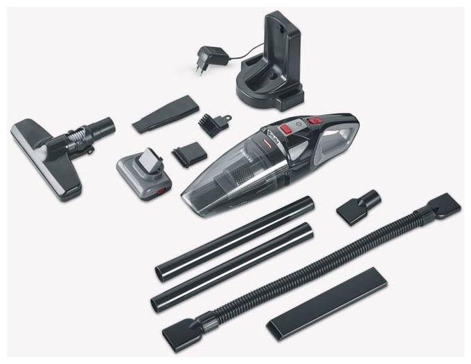 Handstaubsauger Beutellos bis 50 min Laufzeit 18,5 V  HV7147 (Schwarz, Grau, Rot) 