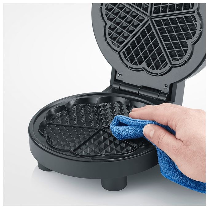 Waffeleisen Herz (Form) für 1 Waffel(n) 1000 W WA2116 