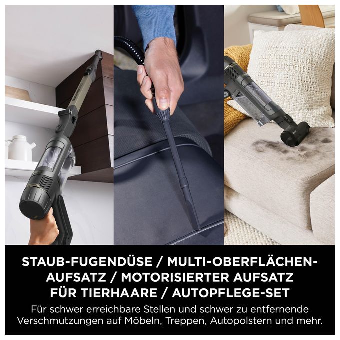 Handstaubsauger Beutellos bis 70 min Laufzeit Allergie-Filter  IP3256EUT PowerDetect Clean & Empty (Braun) 