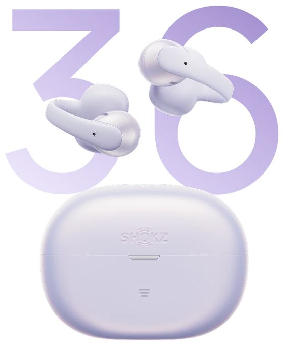 In-Ear Bluetooth Kopfhörer kabellos 9 h Laufzeit IP55  OpenDots Air (Violett) 