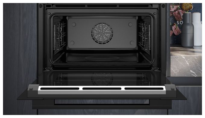 Einbaubackofen kompakt Dampfgaren AutoClean CS736G1B1 