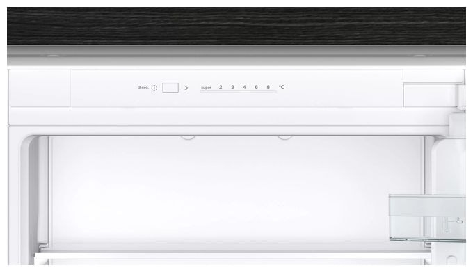 200 l / 70 l Einbau Kühl-/Gefrierkombination 216 kWh NoFrost iQ100 KI87VNSE0 Schlepptür 