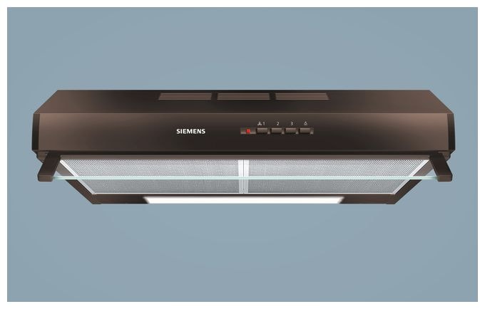 Abluft/Umluft Dunstabzugshaube/Esse Unterbau 60 cm (Braun) iQ100 LU63LCC40 