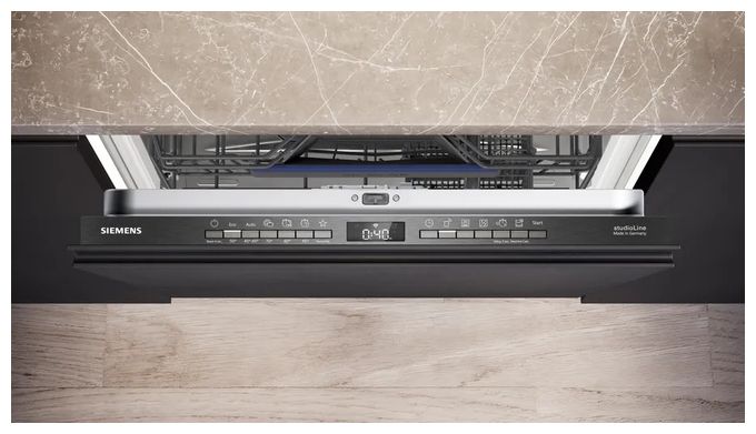 60 cm Geschirrspüler vollintegriert (ohne Front) sehr leise 13 Maßgedecke aquaStop Funktion iQ300 SX73E808BE 