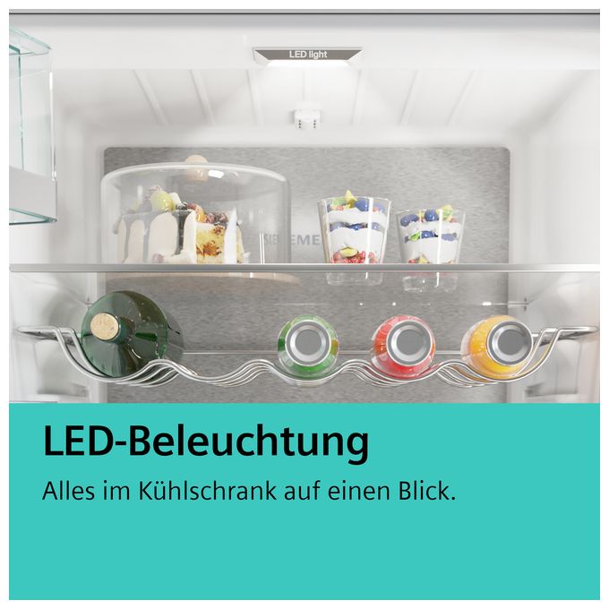165 l 102,1 cm Einbaukühlschrank EEK: E 96 kWh Jahr iQ300 KI31R2FE0 