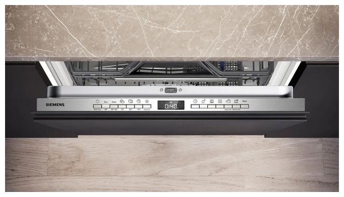 60 cm Geschirrspüler vollintegriert (ohne Front) Sehr leise 13 Maßgedecke aquaStop Funktion Wärmetauscher/Türöffnungstrocknung iQ300 SX63EX21AE 