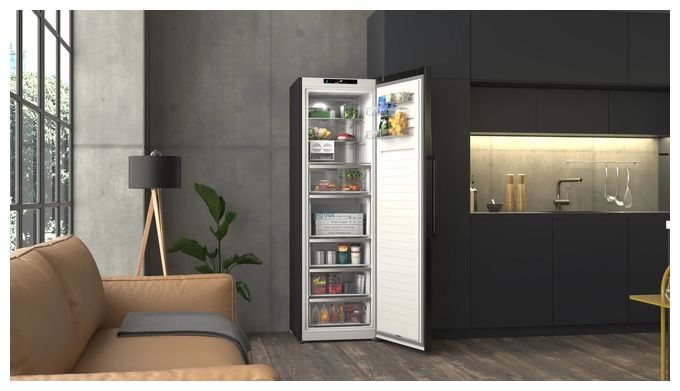 334 l Gefrierschrank 171 kWh Jahr NoFrost  iQ500 GS36NAXCG (Schwarz) 