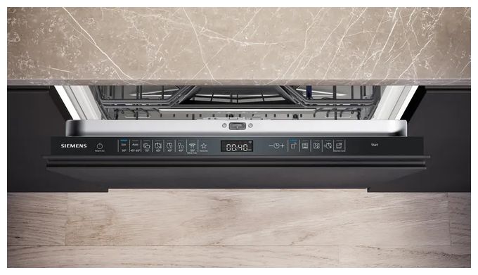 60 cm Geschirrspüler vollintegriert (ohne Front) Sehr leise 14 Maßgedecke aquaStop Funktion Wärmetauscher iQ500 SN95EX12CE 