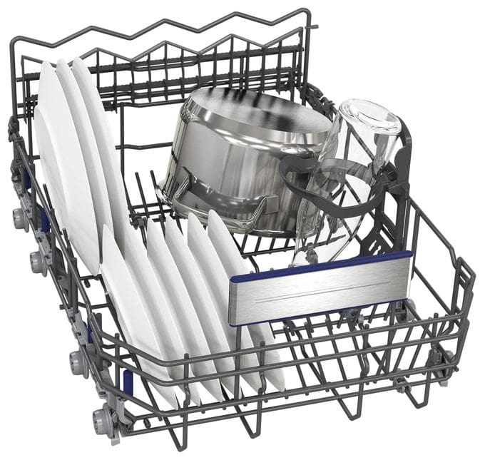 45 cm Geschirrspüler teilintegriert (ohne Front) Sehr leise 10 Maßgedecke aquaStop Funktion Wärmetauscher iQ500 SR55ZS10ME 