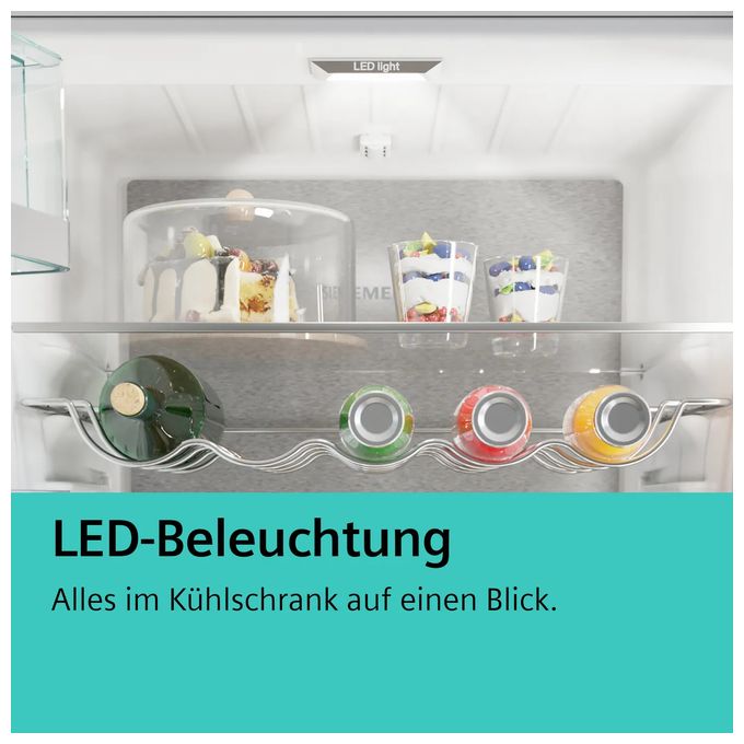 184 l Kühlteil 76 l Gefrierteil Einbau Kühl-/Gefrierkombination iQ500 KI86NSDB0 