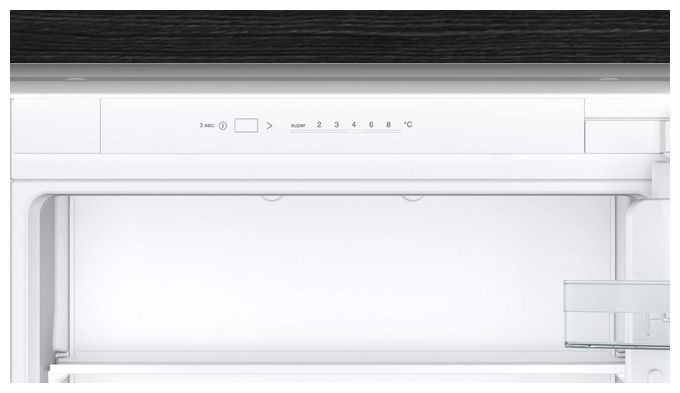 183 l Kühlteil 84 l Gefrierteil 177,5 cm Einbau Kühl-/Gefrierkombination iQ100 KI86VNSE0 Schlepptür 