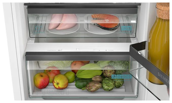 215 l Kühlteil 75 l Gefrierteil 194 cm Einbau Kühl-/Gefrierkombination NoFrost iQ500 KI96NSDD0 