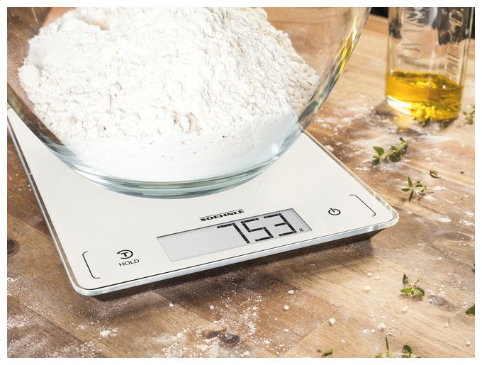 Elektronische Küchenwaage bis 20 kg Genauigkeit 1 g  61507 Page Profi 300 (Weiß) 