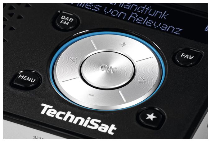 DAB+, FM Radio Tragbar  DigitRadio 1A (Schwarz, Silber) 