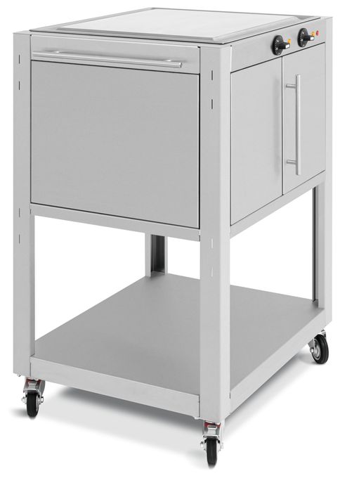 2 Zone(n) 3000 W mit 480 x 410 mm Fläche  Teppinox GW3000 Basic (Edelstahl) 