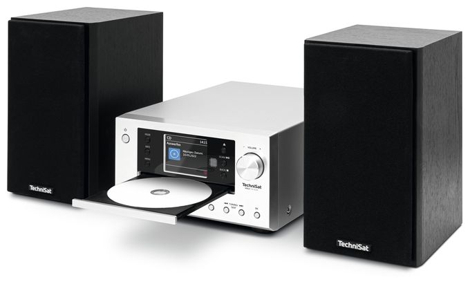 Bluetooth DAB+, FM Radio Internet  Viola 710 CD IR (Silber) 