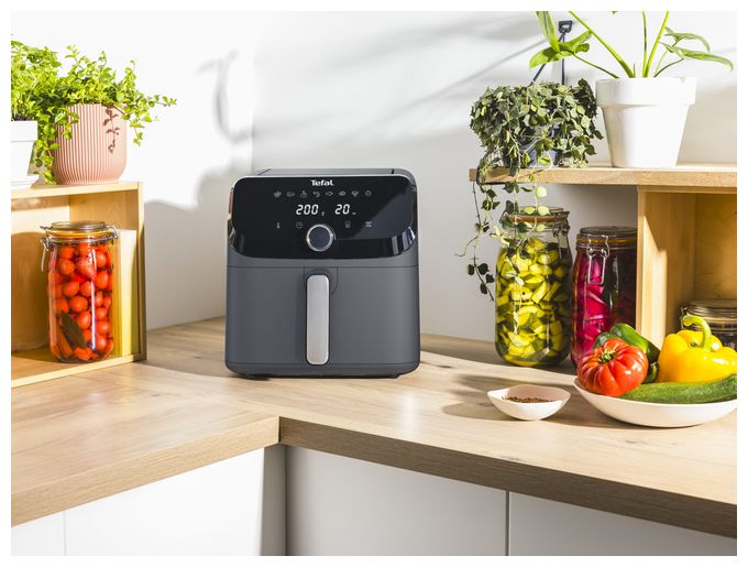 Heißluftfritteuse 7,5 l 2020 W  EY855BE0 Easy Fry Mega (Grau) 