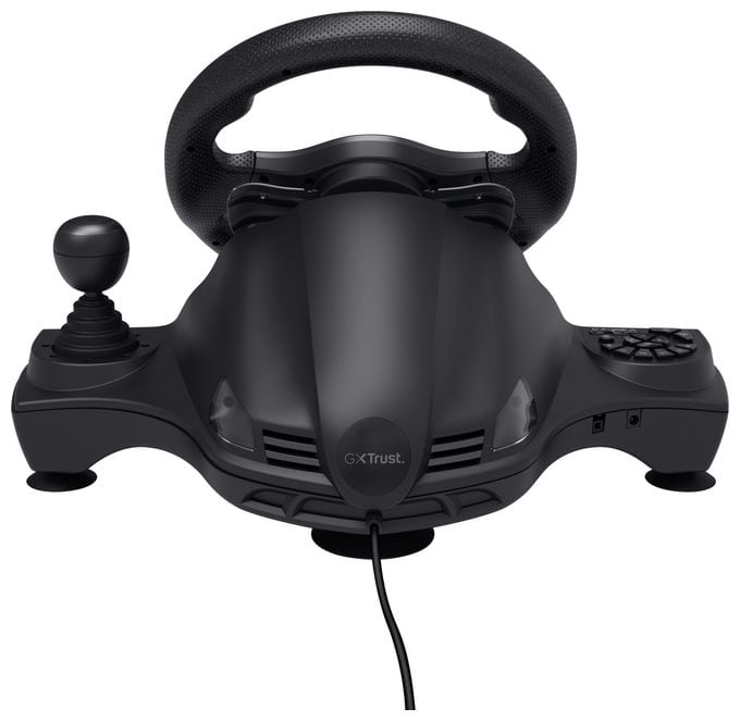 Lenkrad + Pedale für Nintendo Switch, PlayStation 4, Xbox One S, Xbox One X, Xbox Series S, Xbox Series X  GXT289 Movi (Schwarz) 