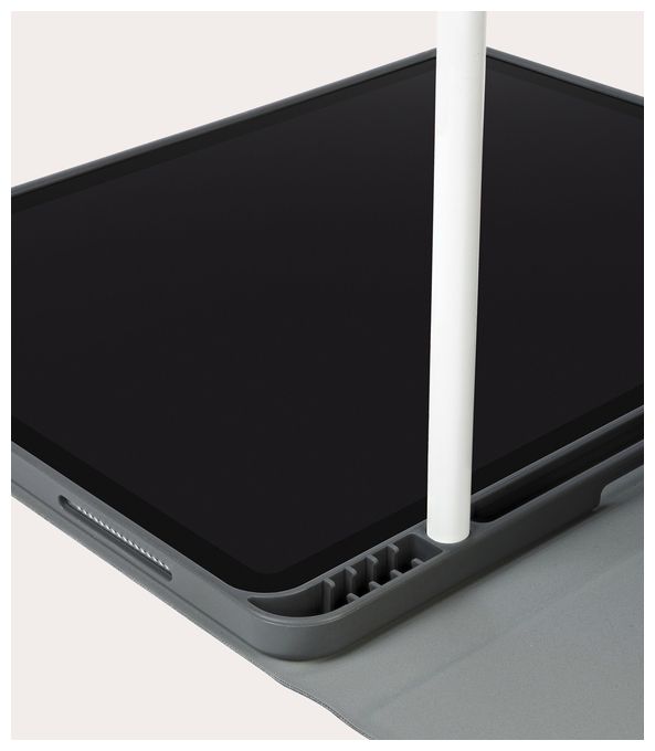 Folio aus Kunststoff für Apple iPad Pro 12.9" 2021 bis 32,8 cm (12.9") Staubresistent, Kratzresistent, Spritzwassergeschützt (Grau) Link 