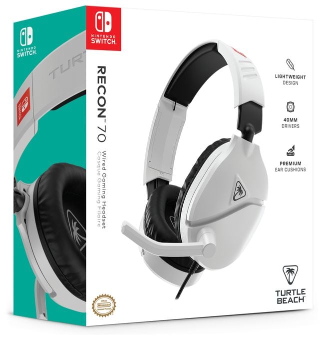 Over Ear Kopfhörer Kabelgebunden  Recon 70 (Schwarz, Weiß) 