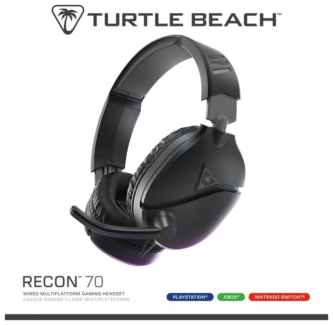 Over Ear Kopfhörer Kabelgebunden  Recon 70 Gaming (Schwarz) 