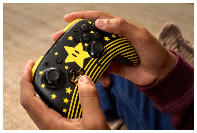 Gamepad für Nintendo Switch, Nintendo Switch 2, Nintendo Switch Lite, Nintendo Switch OLED  Rematch (Schwarz, Gold, Gelb) 