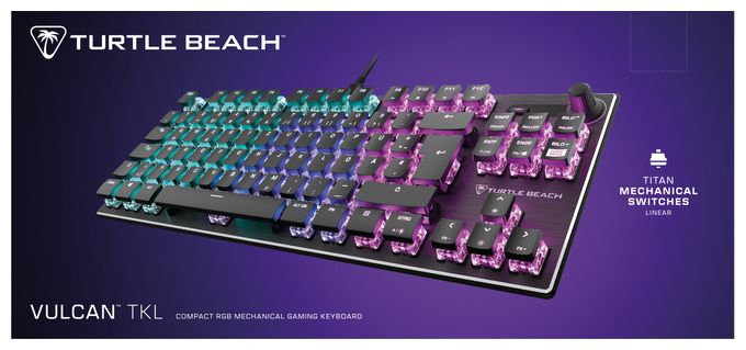 RGB-LED Gaming Tastatur USB  Vulcan TKL (Schwarz) 
