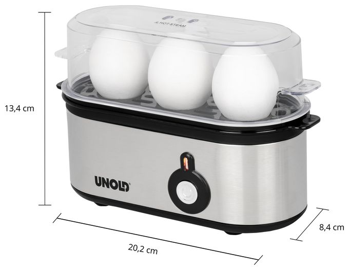 Eierkocher für 3 Eier  38610 Mini (Edelstahl) 