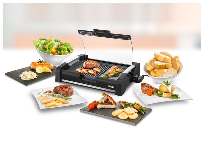 1650 W mit 354 x 254 mm Fläche  58535 BBQ Edel (Schwarz) 