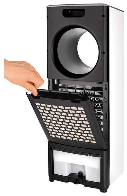Turmventilator Stand  Fresh (Grau, Weiß) 