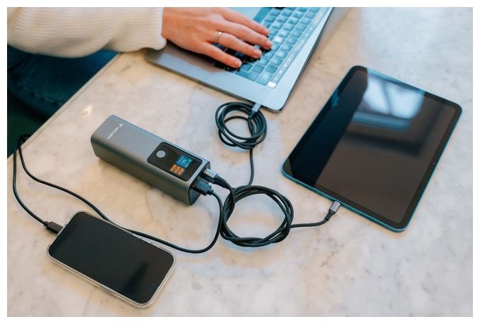 27000 mAh Powerbank USB Typ-C  Charge 'n' Go (Grau) 