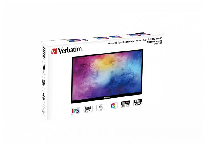 Full HD Monitor 39,6 cm (15.6 Zoll) 16:9 6 ms 250 cd/m²  PMT-15 (Schwarz) 