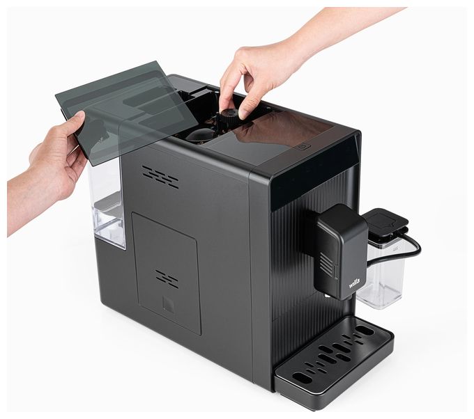 Nespresso Kapselmaschine 1,5 l  EMA1B-TCM19 Volo Automatic (Schwarz) 