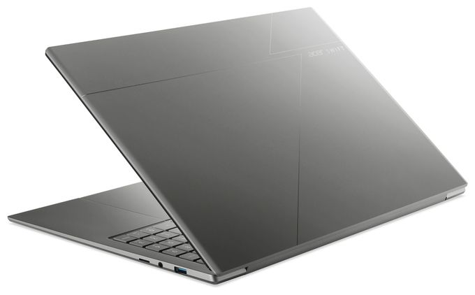 WQXGA+ Notebook 40,6 cm (16 Zoll) 2880 x 1800 Pixel 16 GB Ram 512 GB SSD Windows 11 Home Intel Core Ultra X7 max. 4,8 GHz  Swift AI SF16-71T-79NV (Grau) 