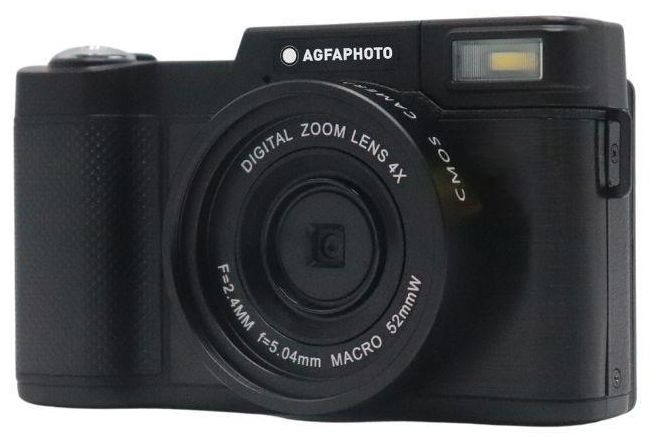 48 MP   Realishot VLG-4K Digital Vlogging Kamera-Set (Schwarz) 
