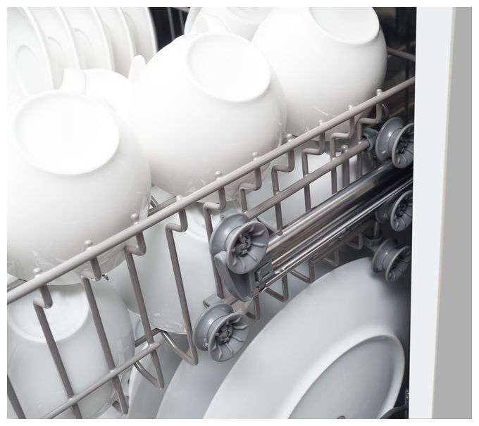 45 cm Geschirrspüler teilintegriert (ohne Front) Leise 10 Maßgedecke aquaStop Funktion EGSP561000E 