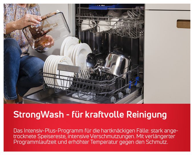 60 cm Geschirrspüler unterbaufähig Leise 14 Maßgedecke aquaStop Funktion GSP544910-1E 
