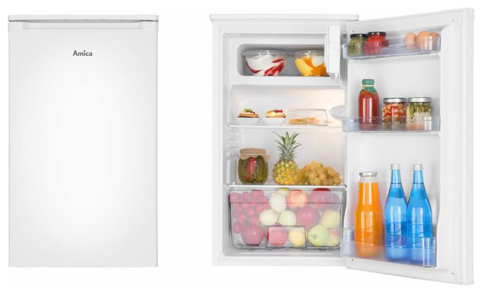 83 l / 75 l Tischkühlschrank EEK: E 128 kWh Jahr  KS361155 W (Weiß) 