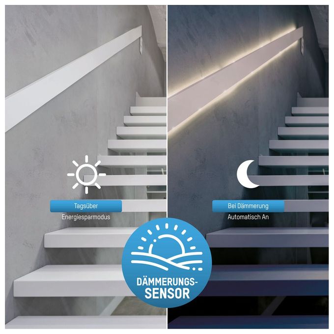LED Universalstreifenleuchte 2000 mm Warmweiß Batterie/Akku 1600-0436 