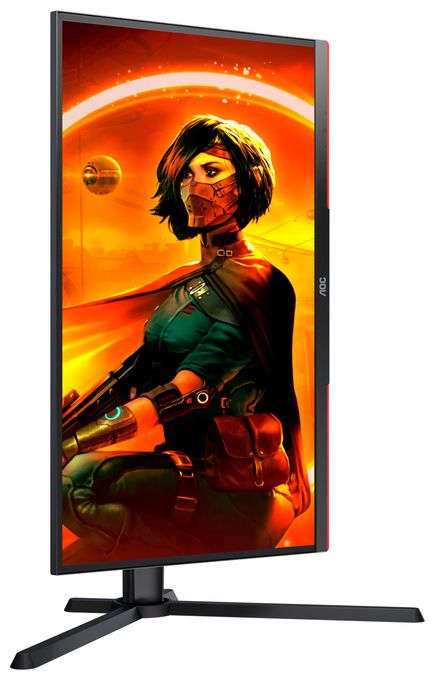 Full HD Monitor 62,2 cm (24.5 Zoll) 16:9 1 ms 300 cd/m²  25G3ZM/BK (Schwarz, Rot) 
