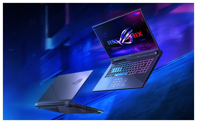 WUXGA Notebook 40,6 cm (16 Zoll) 2560 x 1600 Pixel 32 GB Ram 1 TB SSD Windows 11 Home AMD Ryzen 9 max. 5,4 GHz NVIDIA GeForce RTX 5070  ROG Strix G614FP-S5062W (Schwarz, Grau) 