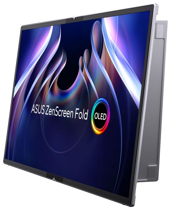 Quad HD Monitor 43,9 cm (17.3 Zoll) 4:3 0,2 ms 350 cd/m²  ZenScreen Fold OLED MQ17QH (Silber) 
